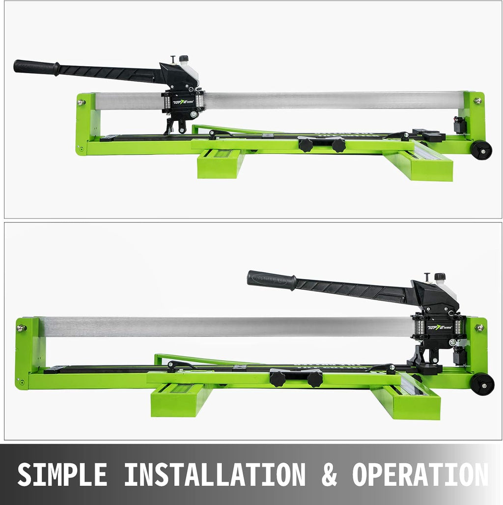 Tile Cutter 40 Inch, Manual Tile Cutter All-Steel Frame,Tile Cutting Machine w/Laser Guide and Bonus Spare Cutter,Tile Cutter Hand Tool for Precision Cutting Porcelain Ceramic Floor Tiles