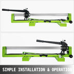 Tile Cutter 40 Inch, Manual Tile Cutter All-Steel Frame,Tile Cutting Machine w/Laser Guide and Bonus Spare Cutter,Tile Cutter Hand Tool for Precision Cutting Porcelain Ceramic Floor Tiles