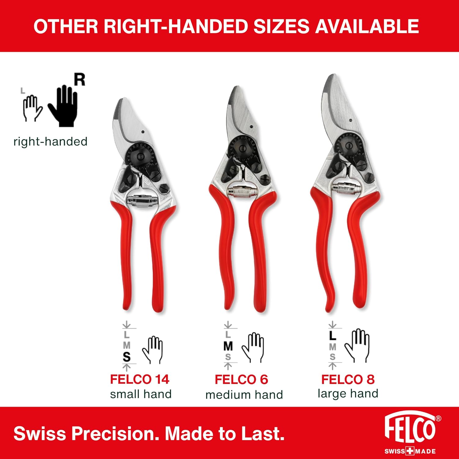 Felco F-12 Pruning Shears – 7.9" Garden Clippers with Anvil & Bypass Blades | Hand Pruners for Gardening | Garden Tool Cutter with Forged Aluminum Handle, Alloy Steel Blade, Medium Hand Fit