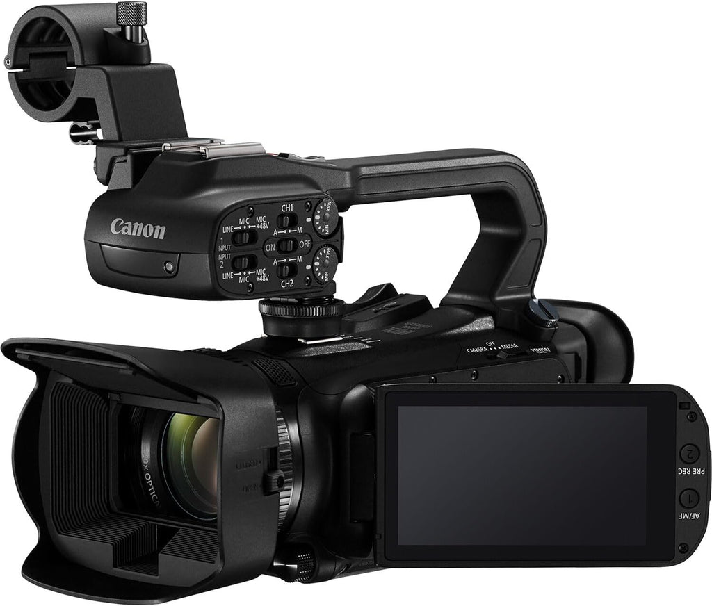 Canon XA65 Professional UHD 4K Camcorder with 20x Optical Zoom  3G-SDI  Dual XLR Audio  3.5" Touchscreen  USB-C  Optical is  Live Streaming Bundle with 200ES Bag + More