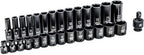 GEARWRENCH 29 Pc. 3/8" Drive 6 Pt. Impact Socket Set, Standard & Deep, Metric - 84925N