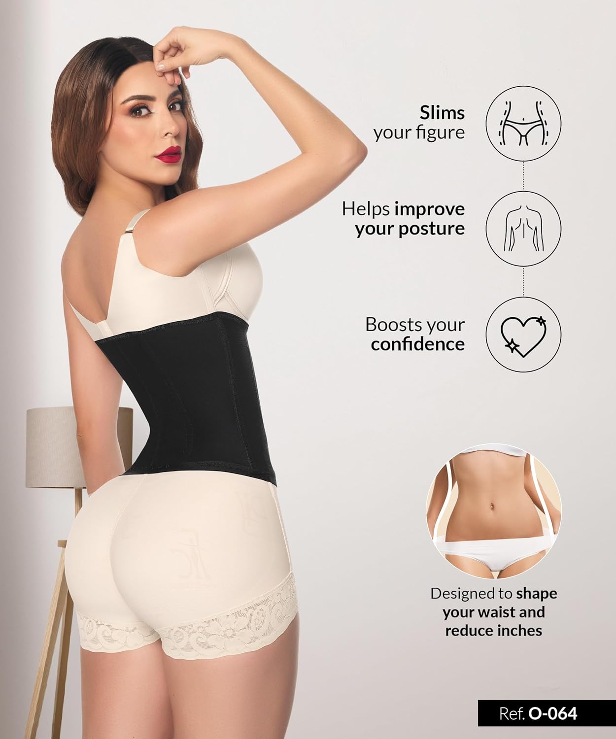 Forma Tu Cuerpo Waist Trainer for Women, Fajas Colombianas, Hourglass Shape Faja Body Shaper, Waist Cincher for Women