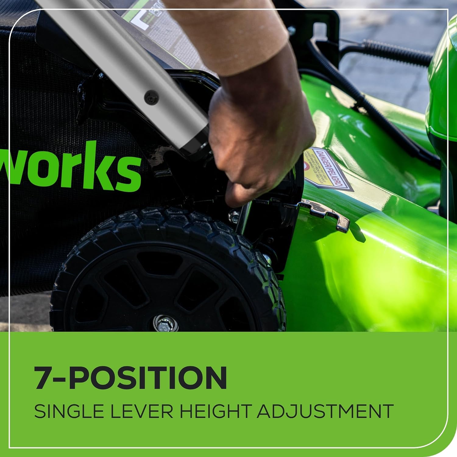 Greenworks 80V 21" Self-Propelled Cordless Lawn Mower – Brushless Motor  LED Lights  4.0Ah Battery & Rapid Charger (75+ Compatible Tools)