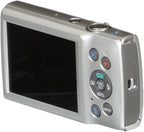Canon PowerShot ELPH 180 Digital Camera Bundle (Silver) Compact Point and Shoot with Optical Zoom | Easy Controls Lightweight Design for Travel Family and Everyday Photography with Case and 64GB Card