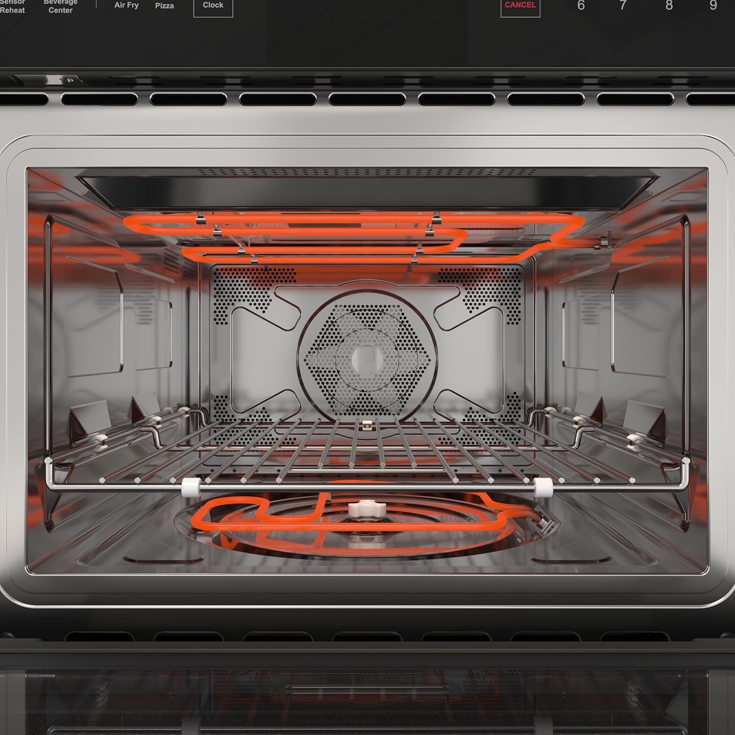 KoolMore Reserve 24 in. Built-In Microwave Convection Oven with Air Fry, 3-in-1 Combo, Sensor Cook, Soft-Close Door, 1.6 cu. ft. in Stainless Steel