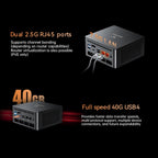 MINISFORUM UM890 Pro Mini PC  AMD Ryzen 9 8945HS (up to 5.2GHz) Mini Computers  32GB DDR5 5600MHz RAM&1TB PCIe 4.0 SSD  Mini Desktop Quad Display HDMI/DP1.4/USB-C  AMD Radeon 780M/Dual LAN 2.5G