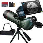 Smart Telescope  Professional Refractor Auto-focus Portable Digital Electronic Telescopes with 4K Astrophotography Camera  Internal And Externat Dual Screens Spotter for Adults and Beginners Astronomy