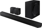 SAMSUNG Q990D 11.1.4ch Soundbar w/Wireless Dolby Atmos Audio  Rear Speaker Included  Q-Symphony  SpaceFit Sound Pro  Adaptive Sound  Game Mode Pro with Alexa Built-in  HW-Q990D/ZA