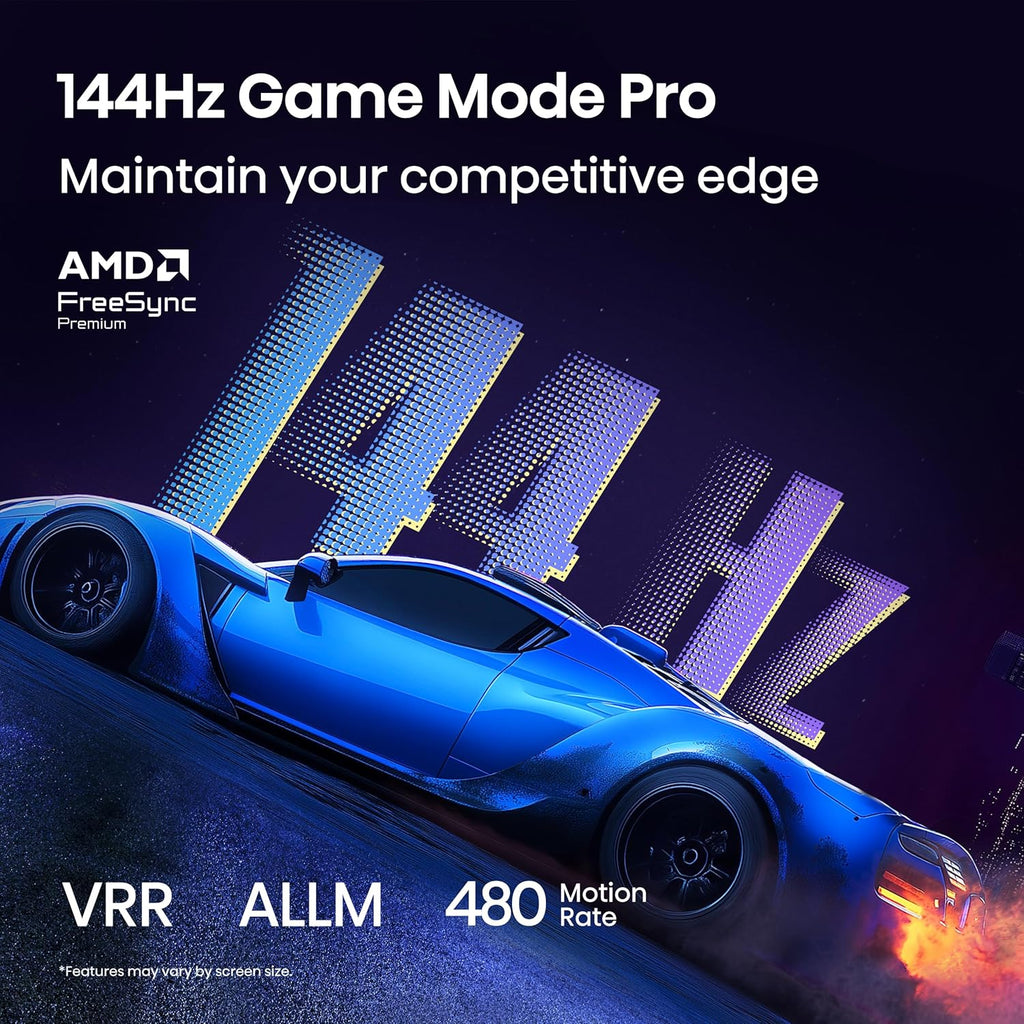Hisense 75" QD7 Mini-LED 4K Smart Fire TV - QLED  144Hz  HDR10+  Dolby Vision/Atmos  Game Mode Pro  Alexa Built-in (75QD7QF)