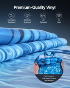 VEVOR 24-ft Round Above Ground Pool Liner  Overlap Pool Liners  Standard Gauge Vinyl  48-to-54inch Wall Height  Designed for Steel Sided Above-Ground Swimming Pools