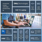 Dell 16 Laptop Touchscreen Computer  16" FHD+ Touch Screen Student & Business Laptop PC  Intel Core 7 (10-Core  Beat i7-1355U)  32GB DDR5 2TB SSD  Windows 11 Pro  Backlit Keyboard 10-Key  Copilot Key