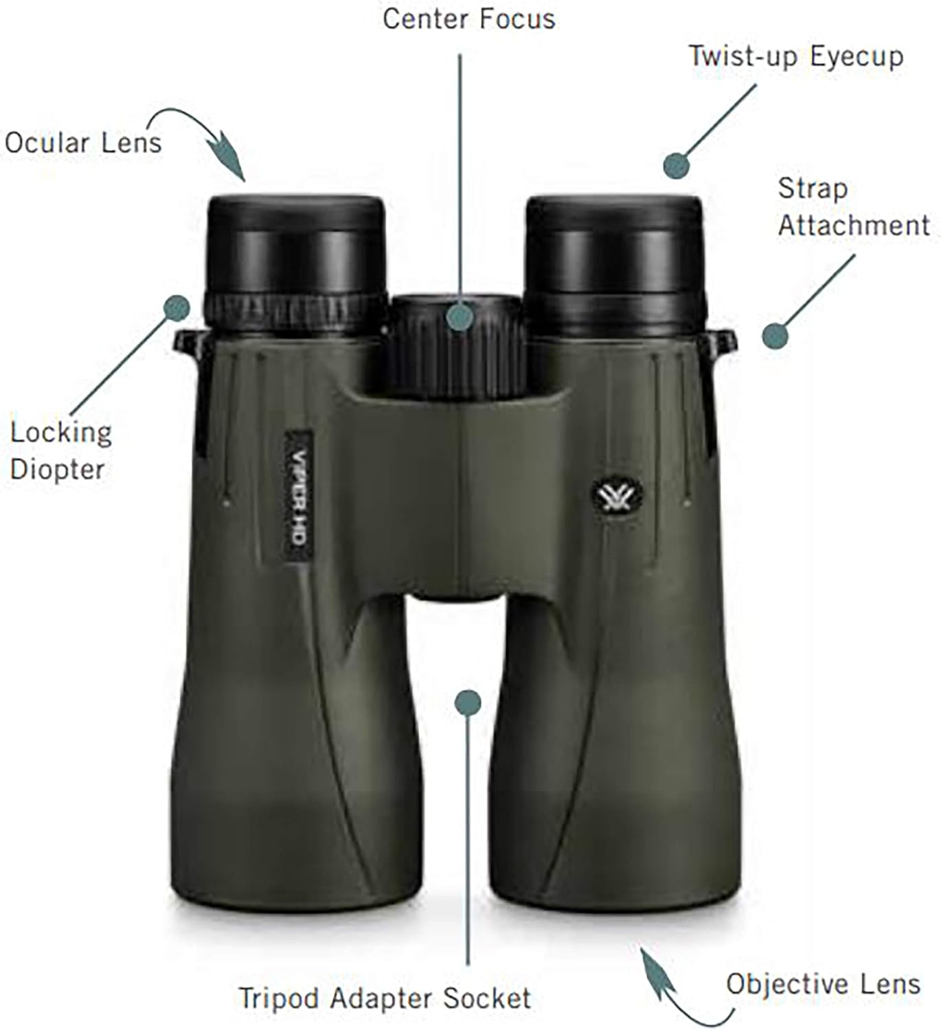 Vortex Optics Viper HD Roof Prism Binoculars 8x42