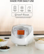 CUCKOO Micom Rice Cooker 6 Cup Uncooked / 12 Cup Cooked, Korean Fuzzy Logic Rice Cooker with Delay Timer & Keep Warm Setting, Versatile Food Steamer with Non-Stick Inner Pot, Silver (CR-0632F)