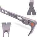 Wrango Tools - 9.5" Titanium Molding Bar - Trim and Siding Removal - Double-Wide Ends - 45% Lighter Than Steel - Side Nail Puller - Professional Grade & Lifetime Warranty - 5% Donated To Help Farmers