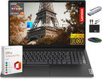 Lenovo V15 Business Laptop Premium  15.6” FHD Display  Lifetime MS Office  8-Core AMD Ryzen 7 7730U  24GB RAM  1TB Storage (512GB SSD + 500GB Ext)  Wi-Fi 6  RJ-45 NumPad  MarxsolAccessory  Win 11 Pro