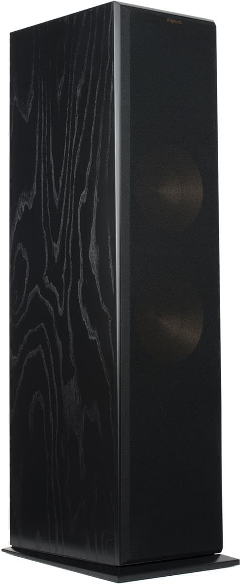 Klipsch RF-7 III Black Ash Wood Furniture Made Floorstanding Speaker Pair with a RC-64 III Black Ash Wood Furniture Made Center Channel Speaker and a R-120SW Subwoofer (2017)