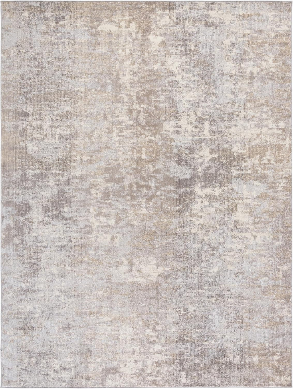 SAFAVIEH Madison Collection X-Large Area Rug - 12' x 15', Grey & Beige, Modern Abstract Design, Non-Shedding & Easy Care, Ideal for High Traffic Areas in Living Room, Bedroom (MAD471G)