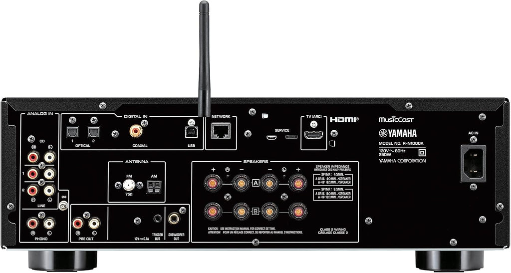 R-N1000A Network Receiver with Phono  HDMI and Built-in DAC  Black