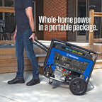 Westinghouse 12500 Peak Watt Tri-Fuel Home Backup Portable Generator  Remote Electric Start  Transfer Switch Ready  Gas  Propane  and Natural Gas Powered