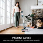 Shark HZ700 Ultralight PetPro Corded Stick Vacuum with PowerFins HairPro Odor Neutralizer Technology, Crevice & Upholstery Tool, Blue Iris (Renewed)