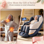 MassaMAX 2026 4D Massage Chair, Full Body Recliner with OTA Cloud Tech, Deep Yoga Stretch, 27 Auto Modes, 55" SL Track, APP & AI Voice Control, Auto Footrest, Zero Gravity, and Heating for Relaxation