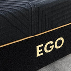 MLILY EGOHOME 14 Inch Queen Memory Foam Mattress for Back Pain, Cooling Copper Gel Bed in a Box, Foam Made in USA, CertiPUR-US Certified, Therapeutic Medium Firm, 60x80x14 Black