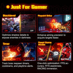 SANSUI 34 Inch 240Hz Ultrawide Curved Gaming Monitor UWQHD 3440×1440  21:9 2K Curved Monitor 1500R HDR400 Fast VA  PIP/PBP AI Crosshair AIPQ(Visual Enhance) MPRT 1ms HDMI2.1*2 DP1.4*2(DP Cable Incl.)