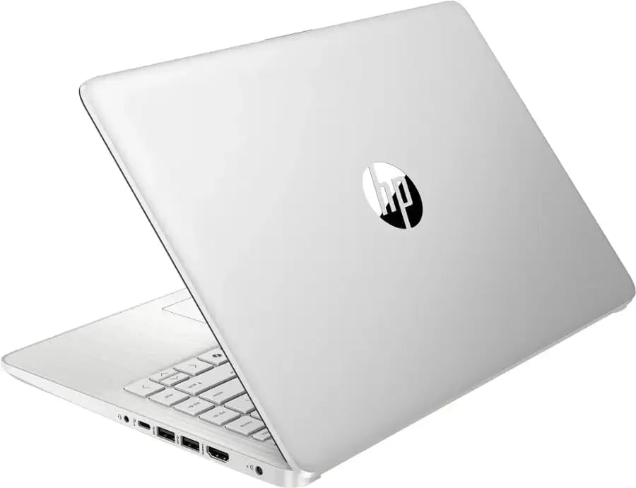 HP 14" LED Business Laptop Computer  16GB RAM 640GB Storage (128GB UFS + 512GB SD Card)  Intel Quad-Core N150 Processor  Windows 11 S & 1-Year Microsoft Office 365 Included  PLUSERA Earphones  Silver