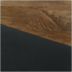 Signature Design by Ashley Trailbend Eclectic Accent End Table, Brown & Gunmetal