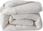 Royal Elite-Canadian Down Comforter Queen Size- Made in Canada White Down Duvet Insert with Corner Tabs- RDS Certified- Oeko Tex Cotton Shell