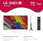 LG 75-Inch Class QNED AI 4K QNED82A Series Smart TV w/AI Sound  HDR10  4K Super Upscaling  Filmmaker Mode  Wow Orchestra  Alexa Built-in (75QNED82AUA  2025)