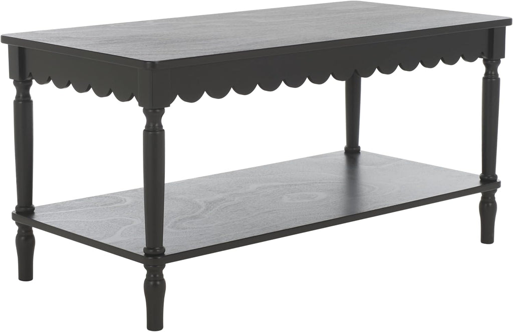 SAFAVIEH Home Collection Haven Matte Black Coffee Table