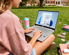 HP Ultrabook Laptop for Students and Business • Office 365 & Copilot AI • Intel 4-Core CPU • 1.1TB Storage (1TB OneDrive and 64GB SSD) • 8GB RAM • Windows 11 w/o Mouse