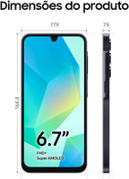 Samsung Galaxy A16 4G Dual SIM (128GB, 2025) 6.7" 90Hz AMOLED, Splash Resistant, 8Core, 50MP Camera (Factory Unlocked International Model for GSM, Global) A165M/DS (25W Fast Charger Bundle, Grey)