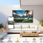 SYLVOX 50 Inch Outdoor Smart Television Weatherproof Google TV  4K 700NIT High Brightness Temperature Resistant IP55 Waterproof TVs  Anti-Scratch  Suitable for Partial Sun (Patio Series)