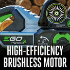 EGO POWER+ Chain Saw  16” Battery Powered Chainsaw  Electric Cordless  Includes 56V 4.0Ah Battery and Charger – CS1613