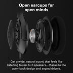 Sennheiser HD 560S Open-Back Over-Ear Wired Headphones – Neutral  Natural Sound for Music  Gaming  and Content Creation  Black
