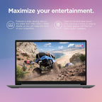 Lenovo IdeaPad 1 Student Laptop  Intel Dual Core Processor  12GB RAM  512GB SSD + 128GB eMMC  15.6" FHD Display  1 Year Office 365  Windows 11 Home  Wi-Fi 6  Webcam  Bluetooth  SD Card Reader  Grey