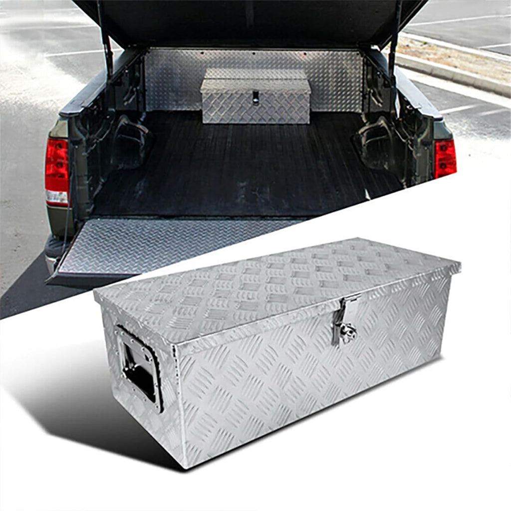 labwork 30" Aluminum Truck Tool Box with Lock for Pickup Trailer Flatbed RV Storage
