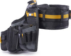 ToughBuilt ClipTech Series – 3-Piece Handyman Tool Belt Set, Modular ClipTech™ System with 2 Rugged Pouches & Heavy-Duty Padded Belt, 1680D Reinforced Construction (TB-CT-111-CP)