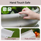 2-Pack Galvanized Raised Garden Bed 6x2x1.5 ft  17" Tall Metal Planter Boxes Outdoor for Vegetable  Above Ground Raised Bed Kit for Gardening  Durable Zn-Al-Mg Coated Flower Bed - Moss Green