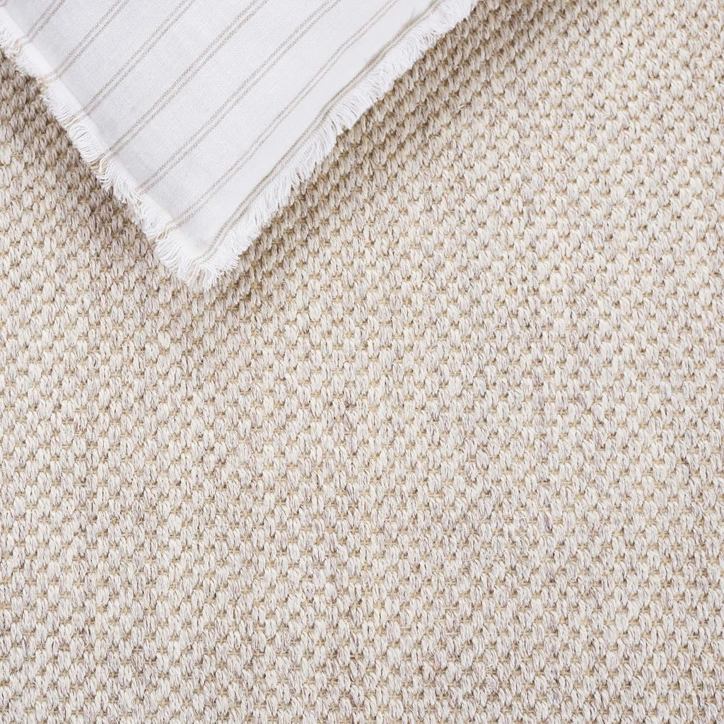 SAFAVIEH Area Rug 9x12 - Natural Fiber Collection - Large - Marble & Dark Grey, Sisal, Woven Design with Border (NF143D)