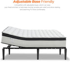 Full Size Mattress, 10 Inch Medium Firm Full Mattress in a Box, Hybrid Mattress with Individually Pocketed Coils for Targeted Support, Motion Isolation, CertiPUR-US Certified