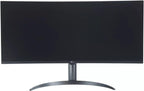LG 34" Curved WQHD VA Black Monitor with Built-in Speaker  (3440x1440) 100Hz  5ms  Ultrawide MyView Streaming  Airplay2  Magic Remote  34SR65QC-B WebOS 2024 Model (Renewed)