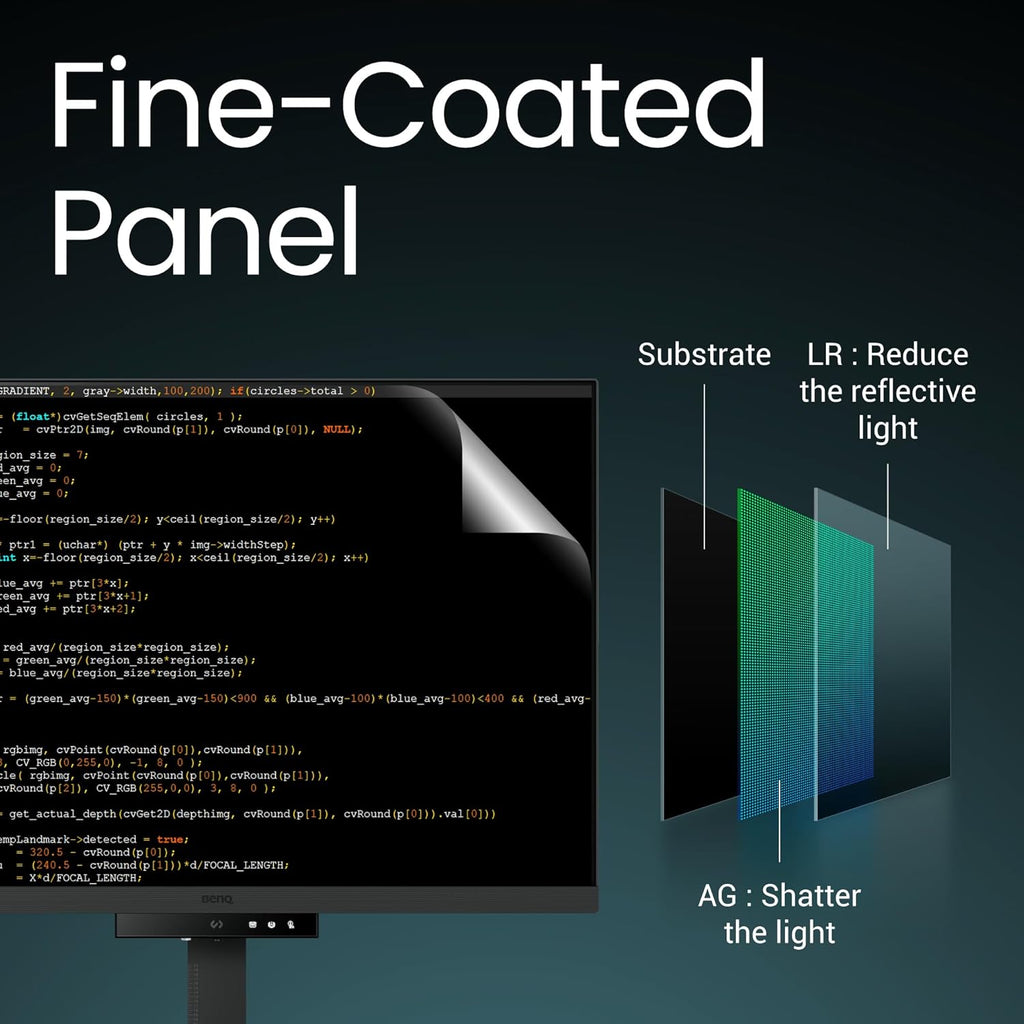 BenQ RD280U 28.2” 4K 3840x2560 3:2 Programming Monitor  Eye-Care  Nano Matte Panel  Coding Modes  MoonHalo Backlight  90W USB-C  KVM  VESA Mount  Developer Monitor