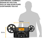 KODAK REELS 8mm & Super 8 Films Digitizer Converter with Big 5” Screen  Scanner Converts Film Frame by Frame to Digital MP4 Files for Viewing  Sharing & Saving on SD Card for 3” 4” 5” 7” and 9” Reels
