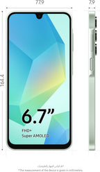 SAMSUNG Galaxy A16 4G LTE (128GB + 4GB) International Model SM-A165F/DS Factory Unlocked 6.7" Dual Sim 50MP Dual Cam (Case Bundle) (Light Green)