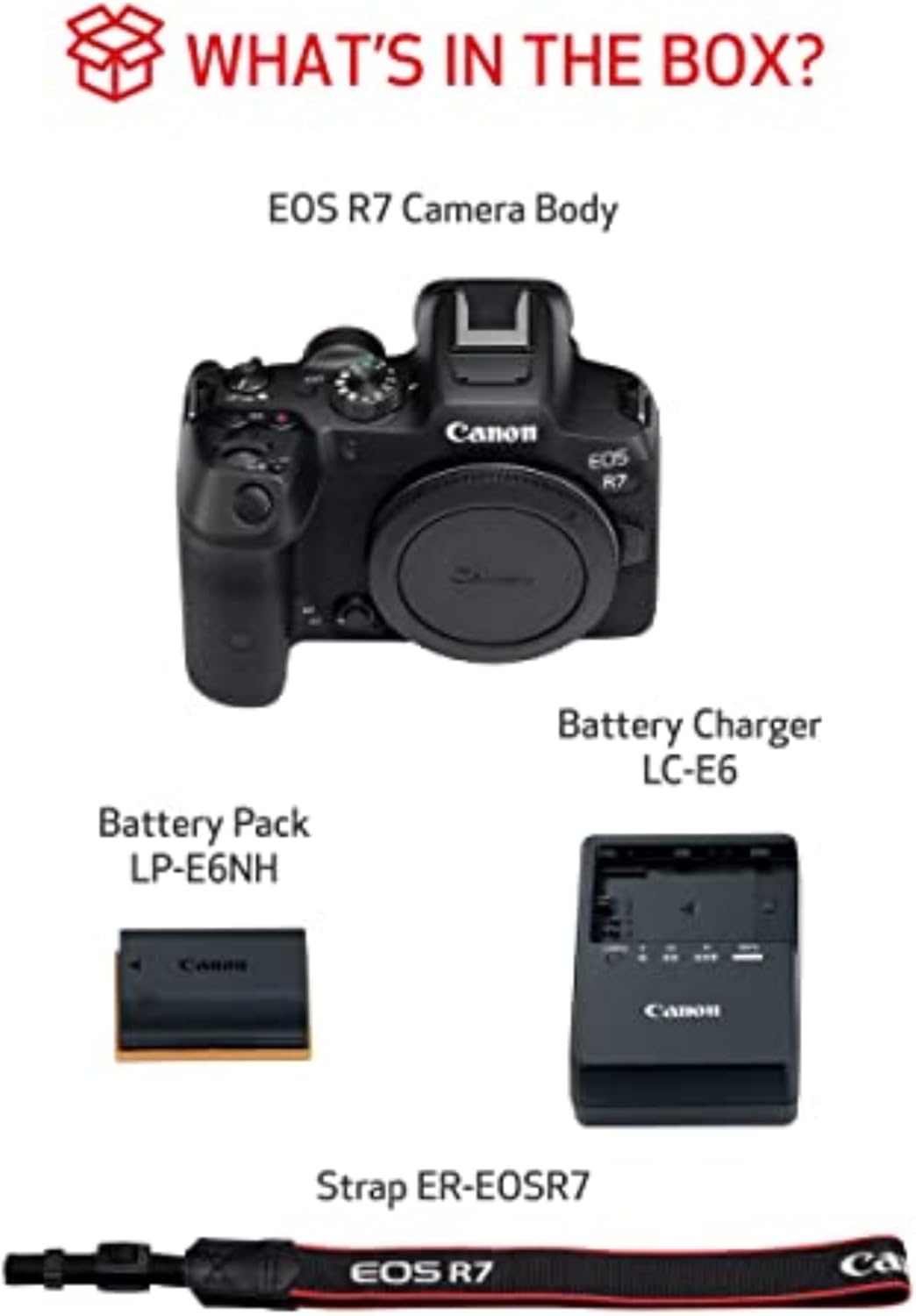 Canon EOS R7 Mirrorless Camera (Body Only)  Hybrid Camera  32.5 Megapixel (APS-C) CMOS Sensor  4K Video  for Sports  Action  Content Creators  Vlogging Camera  Black