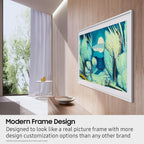Samsung 55-Inch Class The Frame LS03F 4K QLED Smart TV (2025 Model) Slim Fit Wall Mount  Modern Frame Design  NQ4 AI Gen2 Processor  Art Mode  Artful Picture Quality  Samsung Vision AI  Alexa Built-in