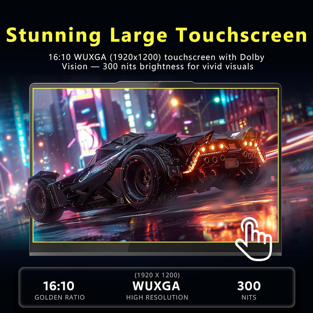 Lenovo Yoga 7i 2-in-1 16" 2K Touchscreen Laptop  Intel Core Ultra 7 256V  16GB LPDDR5X  3TB(2TB SSD&1TB Docking Station)  Intel Arc Graphics  Numeric Keypad  Copilot+ PC  Wi-Fi 7  Win 11 Pro  Gray